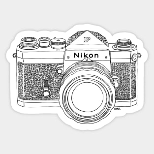 Nikon F Sticker